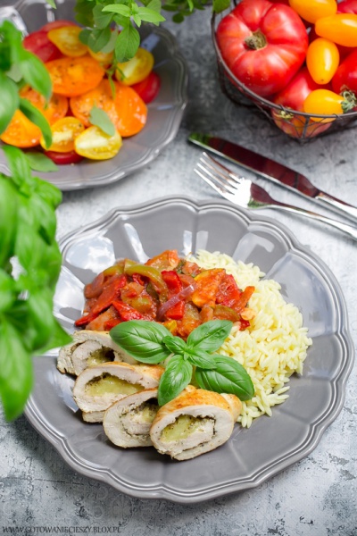 Kurczak z warzywami na styl włoski