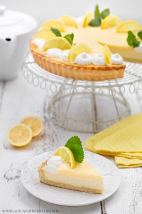 Cytrynowa tarta sernikowa (z lemon curd)