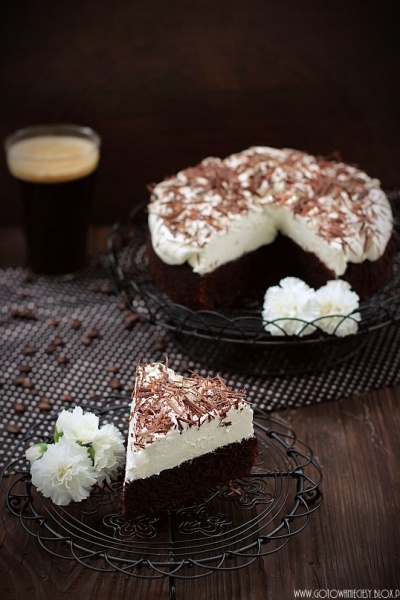 Wilgotne ciasto czekoladowe (na Walentynki)